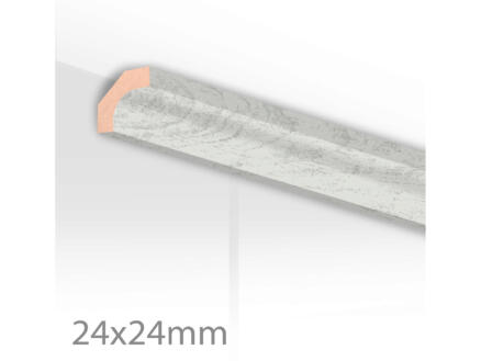 Design moulure de finition 24x24 mm 260cm White Oak 1