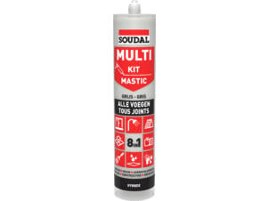 Soudal multi-siliconenkit hybride 290ml grijs