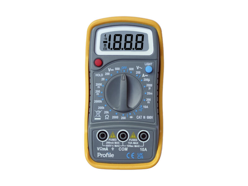 Profile Multimeter Profile multimètre digital basic cat3 600V | Hubo