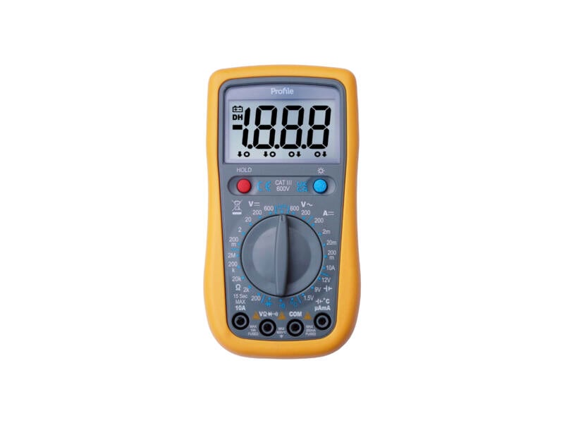 Profile Multimeter Profile multimètre digital semi prof cat3 600V | Hubo