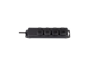 Brennenstuhl multiprise 4x avec câble 2m noir
