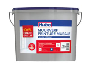 Hubo muurverf 15l wit