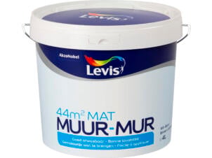 Levis muurverf binnen mat 4l wit