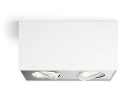 Philips myLiving Box spot de plafond LED 2x4,5 W dimmable blanc 1