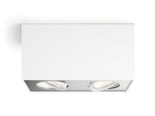 Philips myLiving Box spot de plafond LED 2x4,5 W dimmable blanc