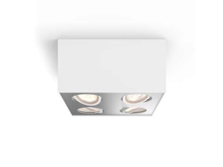 Philips myLiving Box spot de plafond LED 4x4,5 W dimmable blanc 1