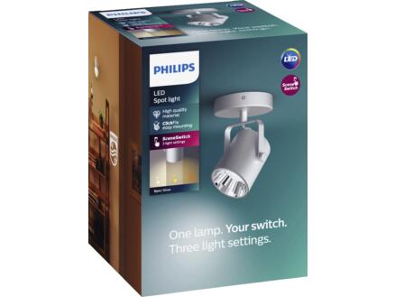 Philips myLiving Byre LED wandspot 4,3W zilver 1