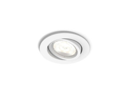 Philips myLiving Casement spot LED encastrable rond 4,5W dimmable blanc 1