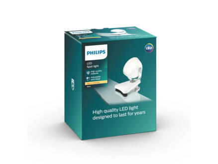 Philips myLiving Dyna LED klemspot 3W wit 1