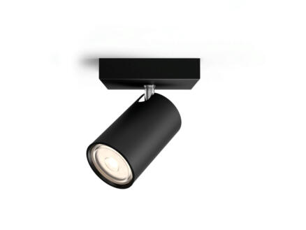 Philips myLiving Kosipo spot mural GU10 max. 10W dimmable noir 1