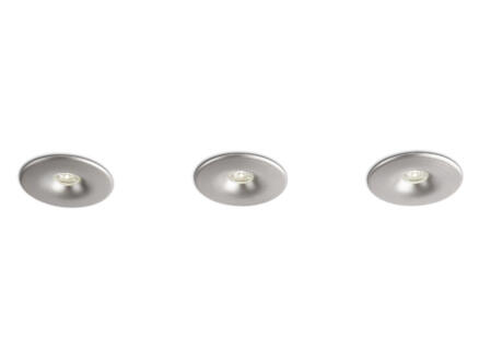 Philips myLiving Merope spot LED encastrable 3x2 W dimbaar aluminium 1