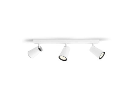 Philips myLiving Paisley barre de spots GU10 max. 3x10 W dimmable blanc 1