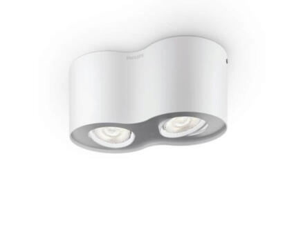 Philips myLiving Phase spot de plafond LED 2x4,5 W dimmable blanc 1