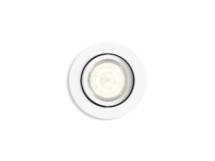 Philips myLiving Shellbark spot LED encastrable rond 4,5W dimmable blanc 1