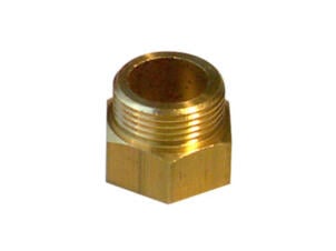 Van Marcke go nipple 1/2"F x 1/2"M laiton
