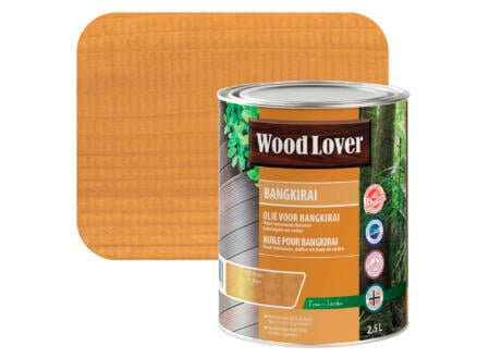 Wood Lover olie bangkirai 2,5l bruin #627 1