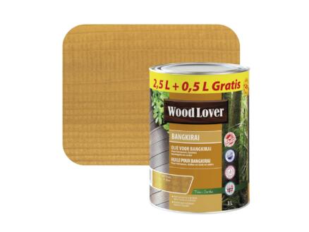 Wood Lover olie bangkirai 3l bruin #627 1