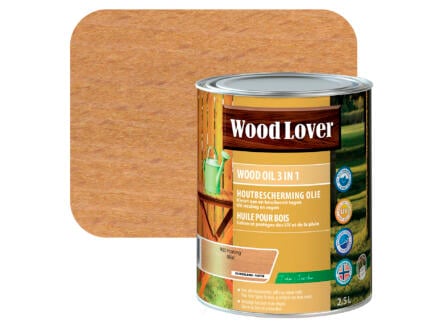 Wood Lover olie hout 2,5l honing #900 1