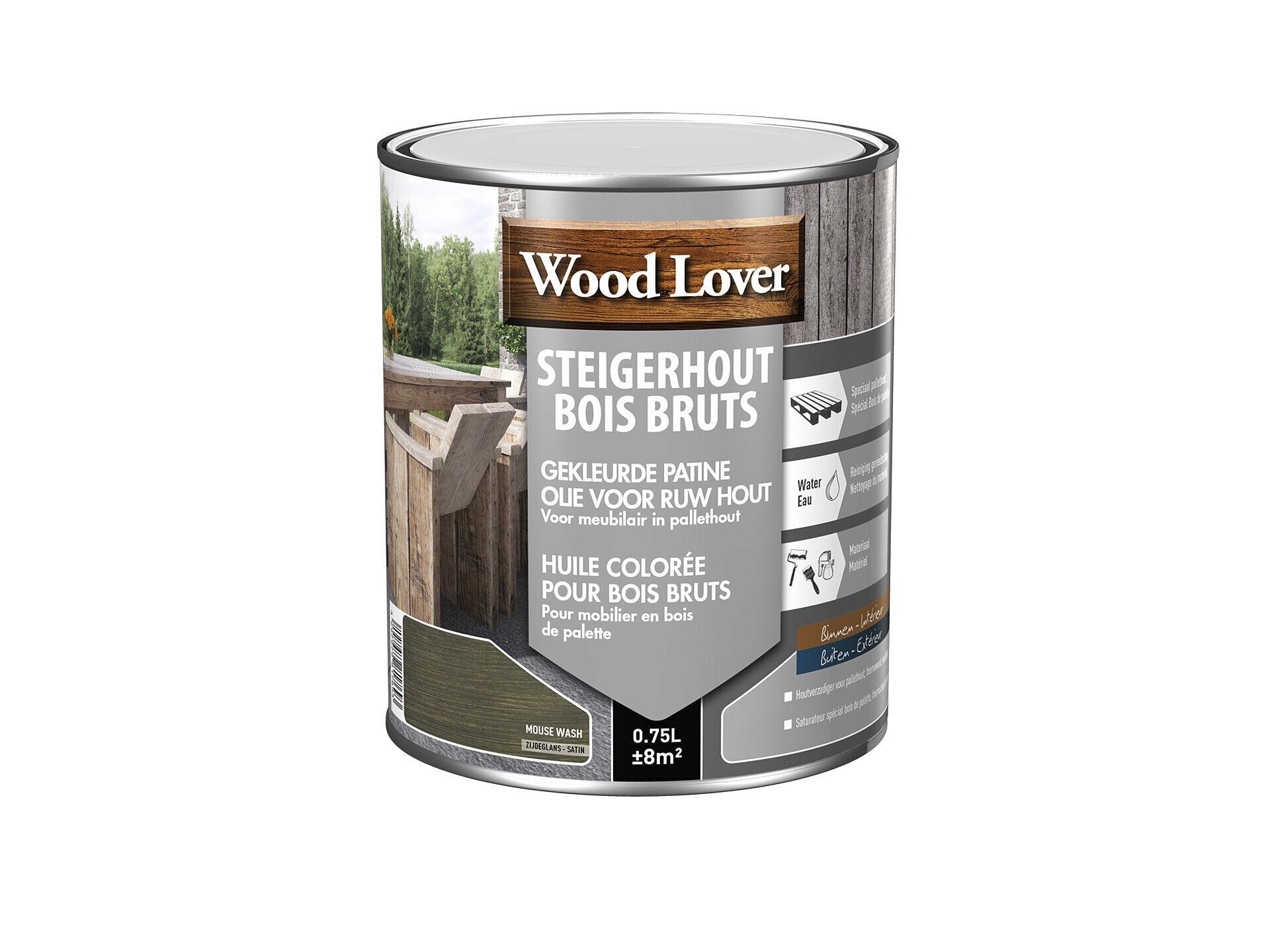 Wood Lover olie steigerhout 0,75l mouse wash