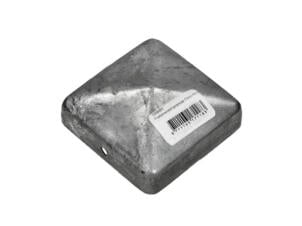 Mack ornement de poteau pyramide 71mm gris