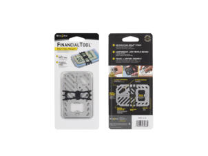 Nite Ize outil financier pince Ă billets/portefeuille 7 fonctions inox