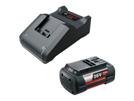 Bosch outils de jardin pack de base batterie 36V Li-Ion 4Ah + AL 36V-20 chargeur 1