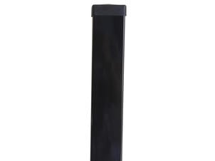 Giardino paal 200x6 cm vierkant zwart