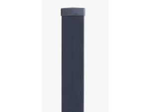Giardino paal 220x6 cm vierkant antraciet