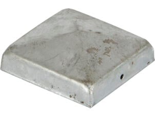Practo Garden paaldop plat model 90x90 mm verzinkt