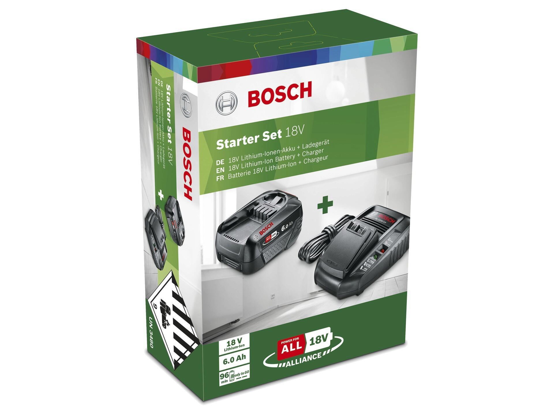 Bosch pack de base batterie 18V Li-Ion 6Ah + AL 1830 CV chargeur