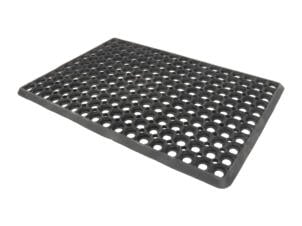 Talen Tools paillasson caillebotis caoutchouc 60x40 cm noir