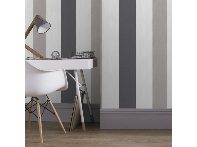 Superfresco Easy papier peint intissé Basic stripe gris clair