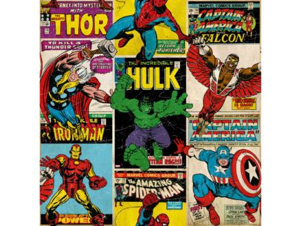 Marvel papierbehang Breakout multicolour 1