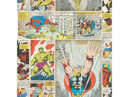 Marvel papierbehang Comic strip multi 1