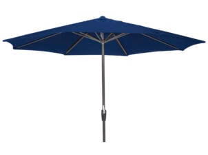 Garden Plus parasol 3,5 m met hendel blauw