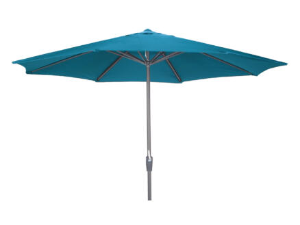 Garden Plus parasol 3,5m avec manivelle azur 1