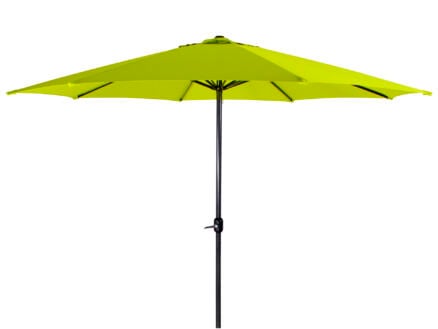 Garden Plus parasol 3,5m avec manivelle citron vert 1