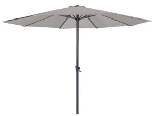 Garden Plus parasol 3,5m met hendel lichtgrijs