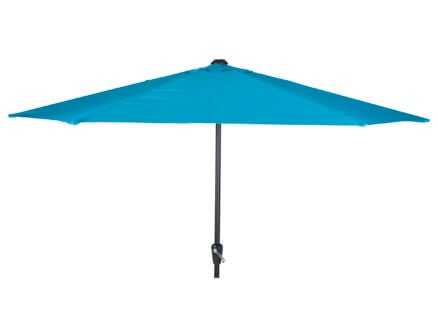 Garden Plus parasol 3m avec manivelle azur 1