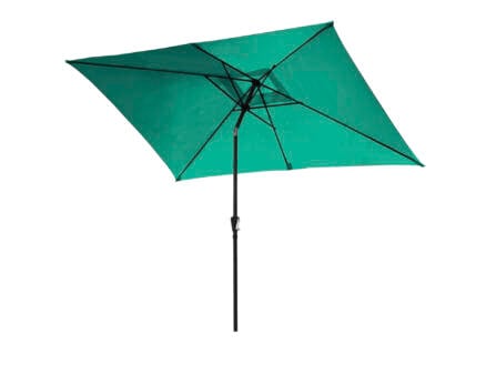 Garden Plus parasol 3x2 m avec manivelle vert émeraude 1