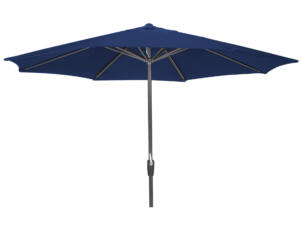 Garden Plus parasol à manivelle 3,5 m bleu