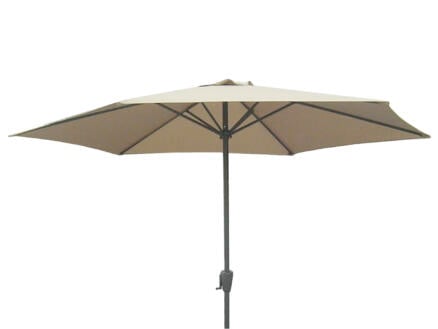 Garden Plus parasol à manivelle 3m sable 1