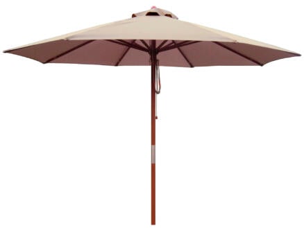 Garden Plus parasol de luxe 3m taupe 1