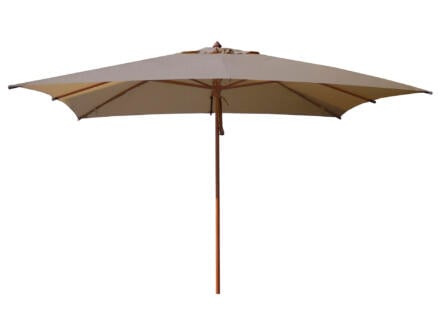 Garden Plus parasol de luxe 3x4 m taupe 1