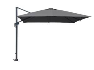 Garden Plus parasol déporté de luxe 3x3 m gris