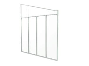 Canopia paroi latérale pergola 257x260/305 cm gris