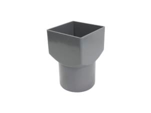 Scala passage carré/rond 80x80mm/80mm gris foncé