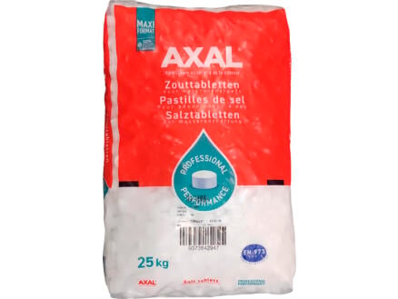Axal pastilles de sel pour adoucisseur d'eau 25kg 1