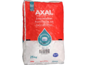 Axal pastilles de sel pour adoucisseur d'eau 25kg
