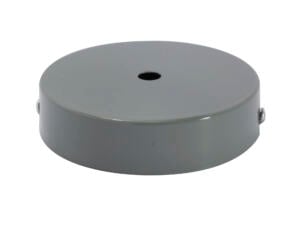Chacon pavillon métal pour suspension 1 trou 10cm gris